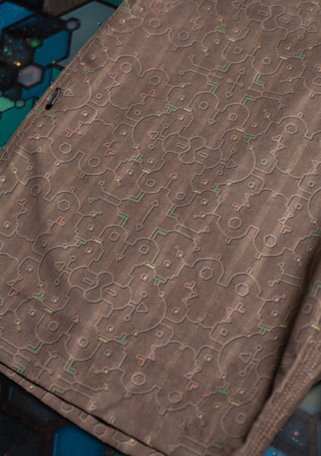 Skate Short Men / Microfiber Stripes - Rebirth of IKARO Sand
